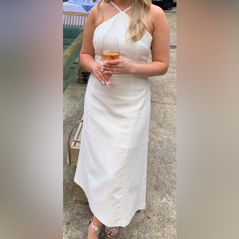 Beatrice B White Midi dress